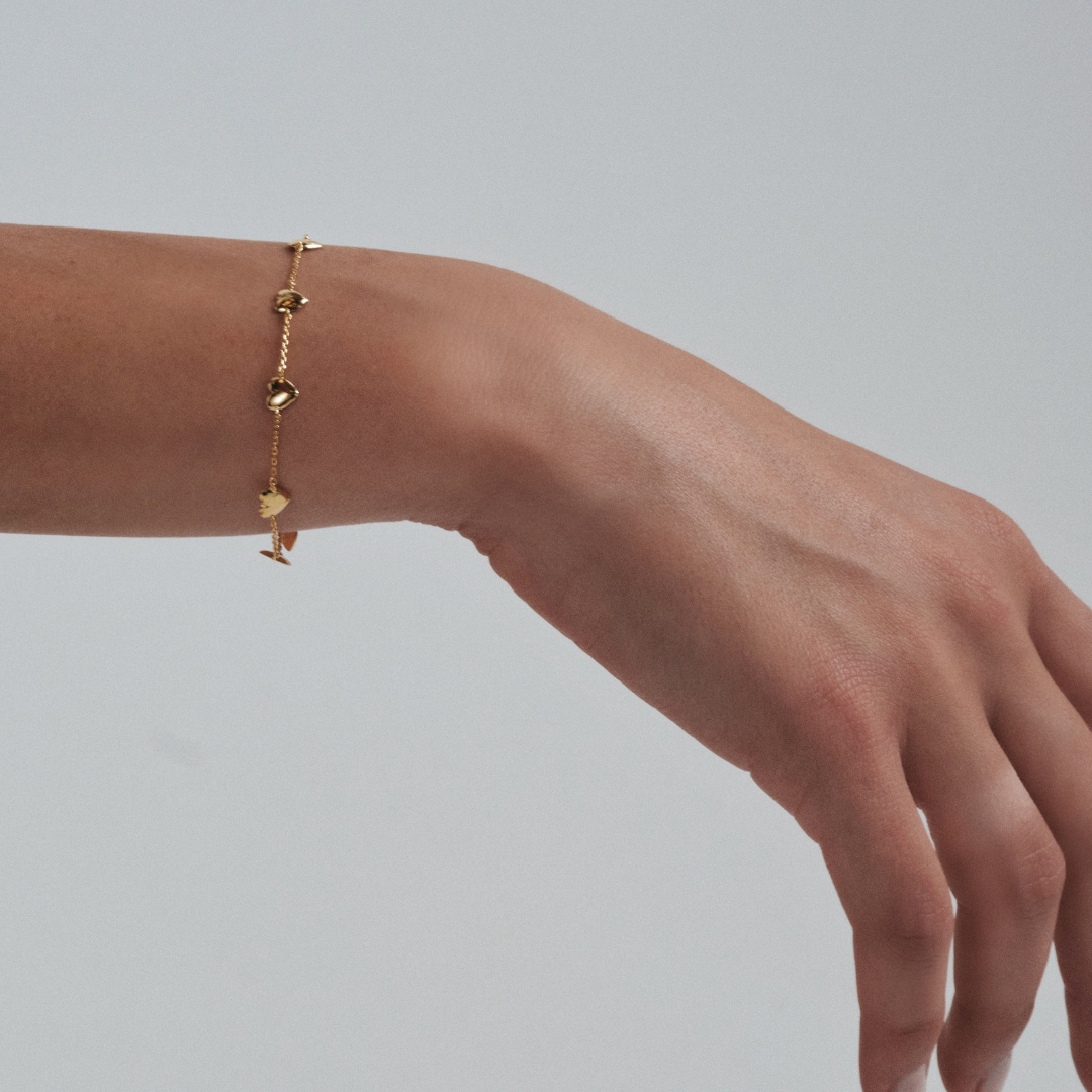 Teá Bracelet - Solid Gold