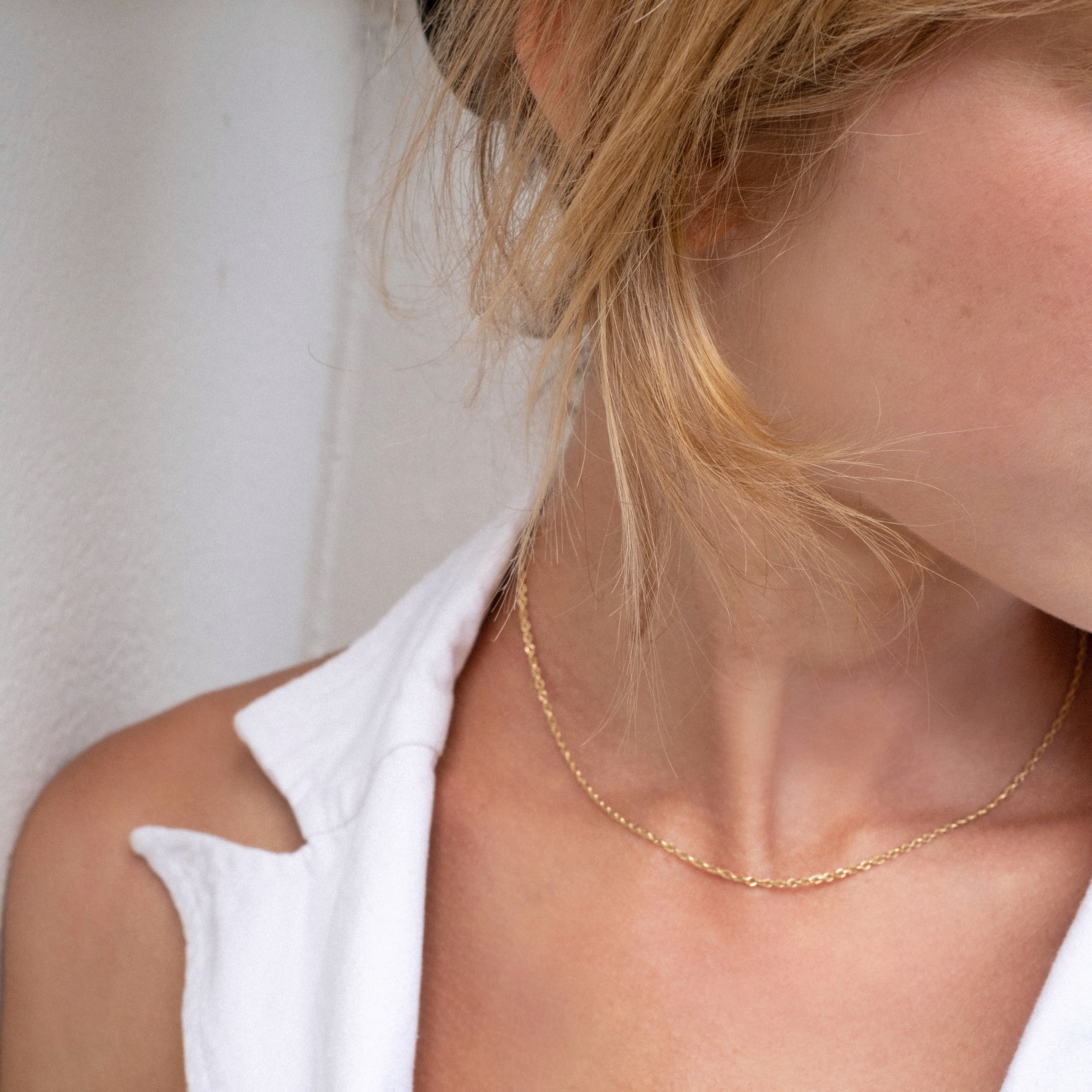 Monday Necklace - Solid Gold