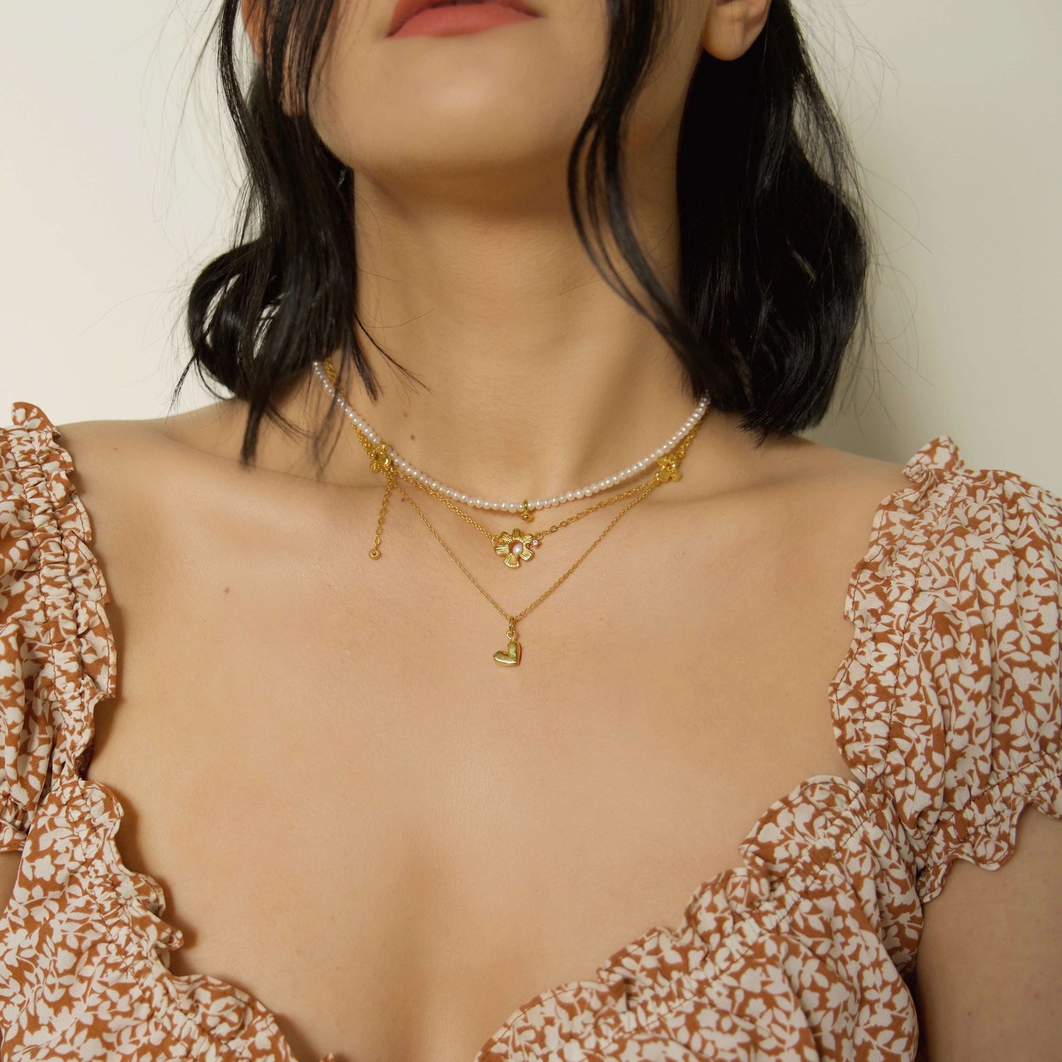 Baby Sweetheart Necklace -Solid Gold