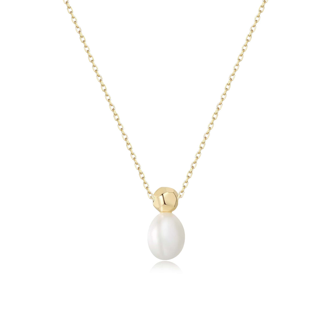 Baguette Necklace - Solid Gold