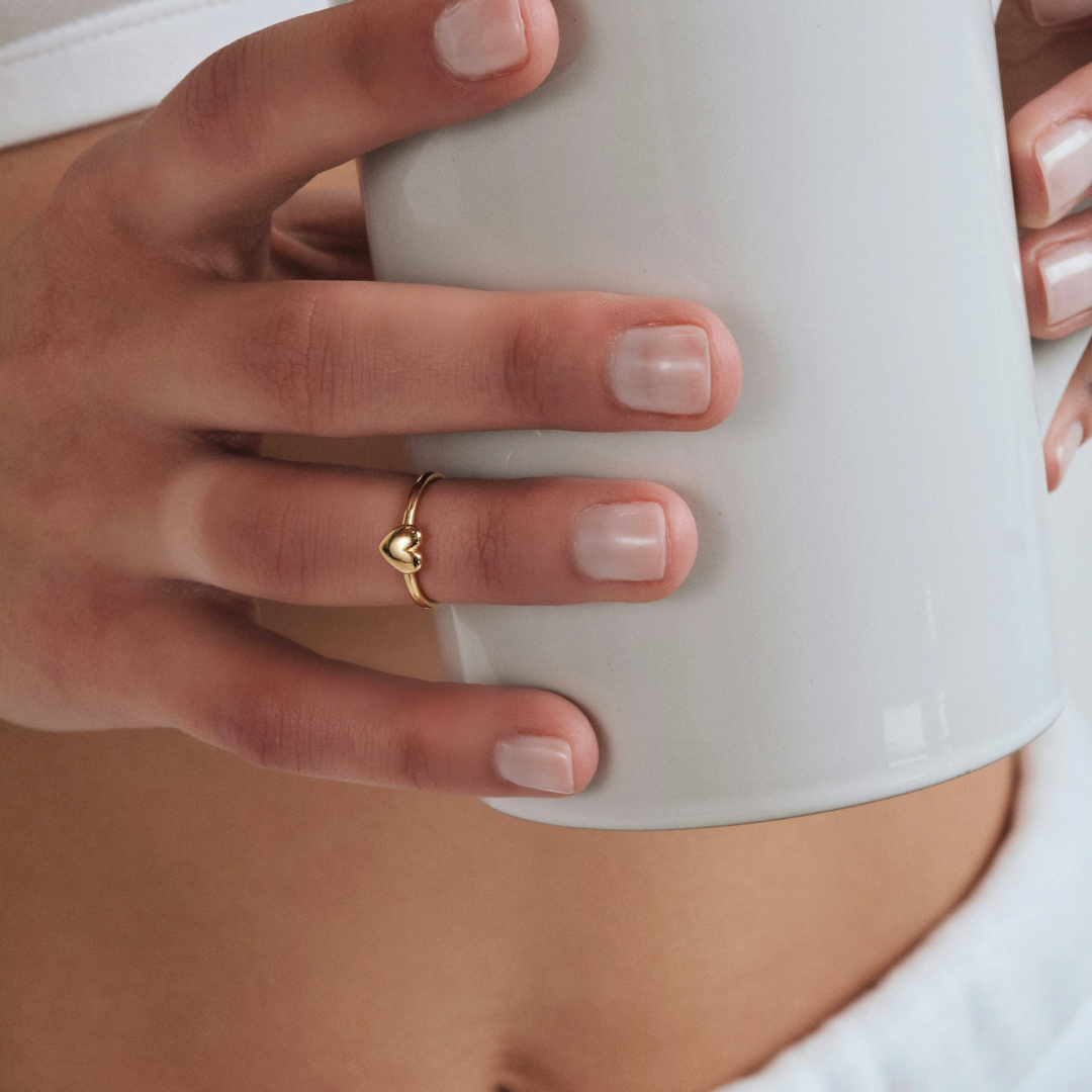 Bebe Teá Ring - Solid Gold