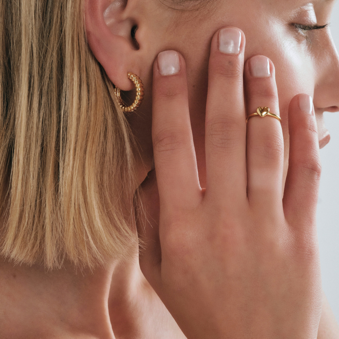 Bebe Teá Ring - Solid Gold