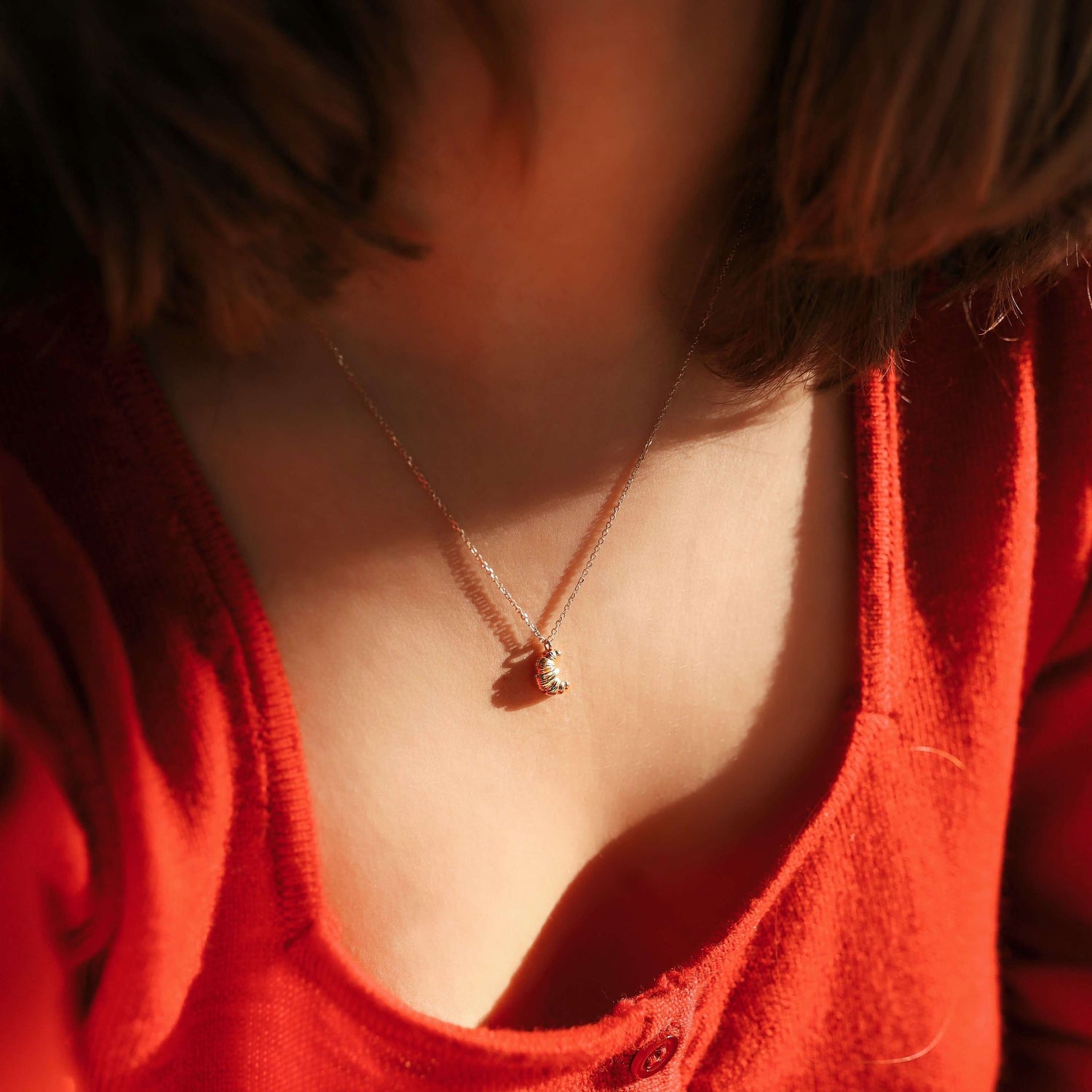 Butter Necklace -Solid Gold