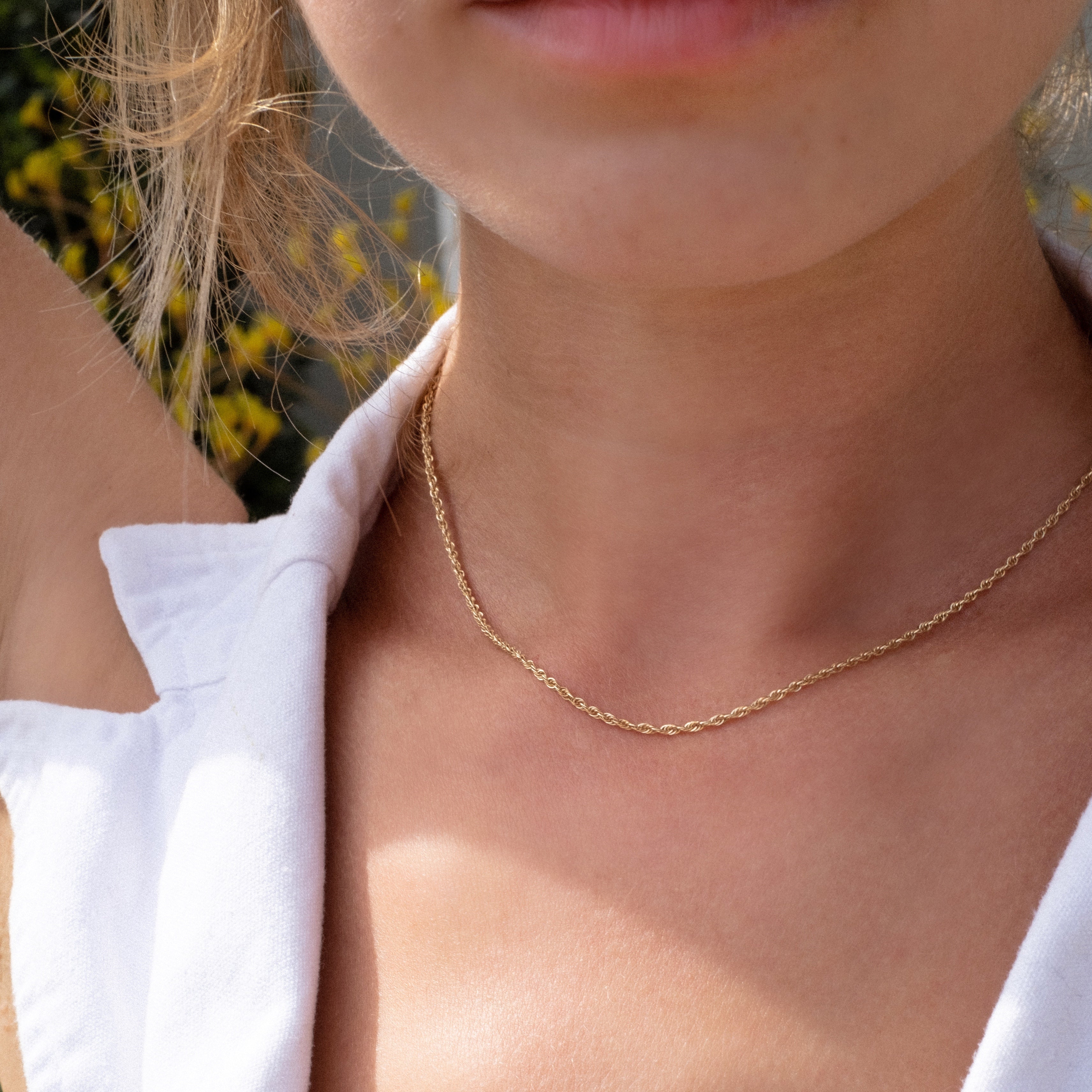 Monday Necklace - Solid Gold