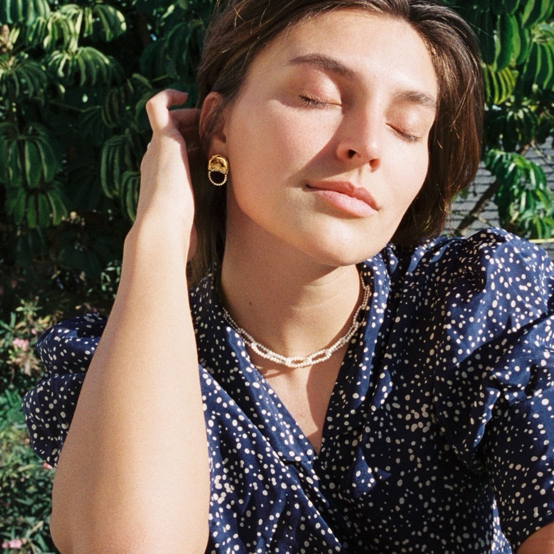 Story Earrings - Solid Gold