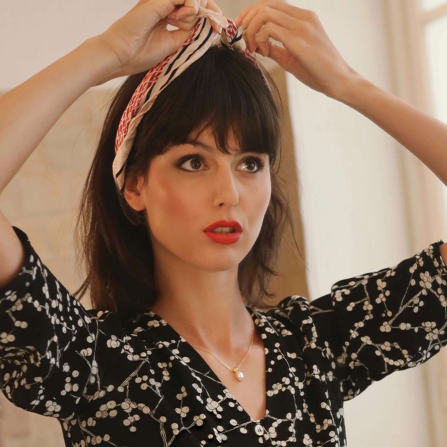 Baguette Necklace - Solid Gold